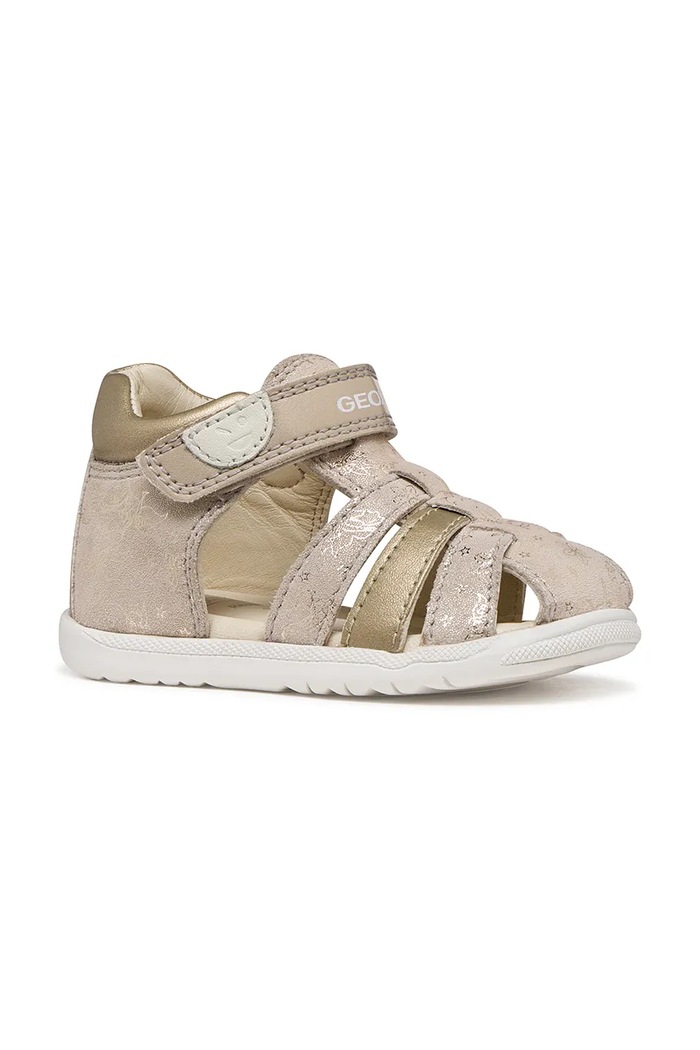 Geox sandále detské kožené SANDAL MACCHIA zlatá B254WB.007NF.18.26