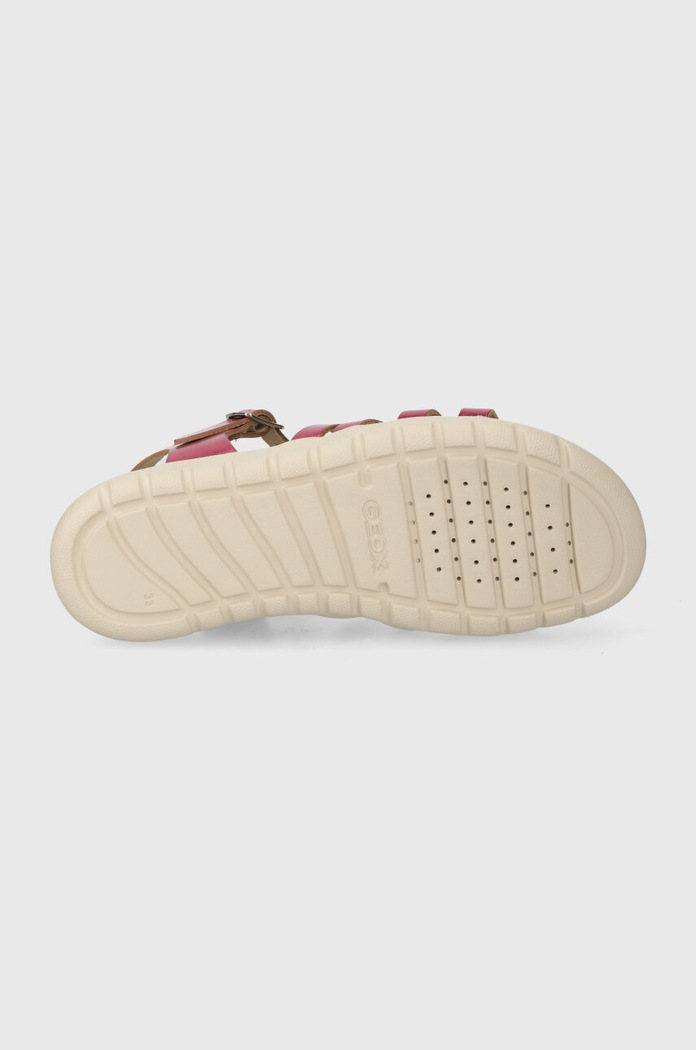 Dječje kožne sandale Geox SANDAL SOLEIMA J35GSB.000CF.28.35 ljubičasta