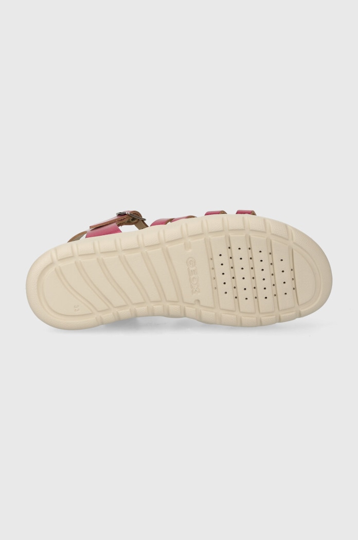 Dječje kožne sandale Geox SANDAL SOLEIMA J35GSB.000CF.28.35 ljubičasta