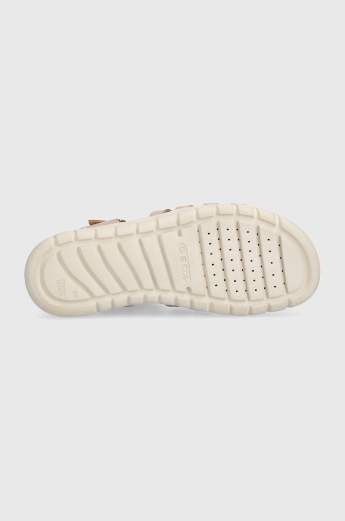 Detské kožené sandále Geox SANDAL SOLEIMA J35GSB.000CF.36.39 zlatá