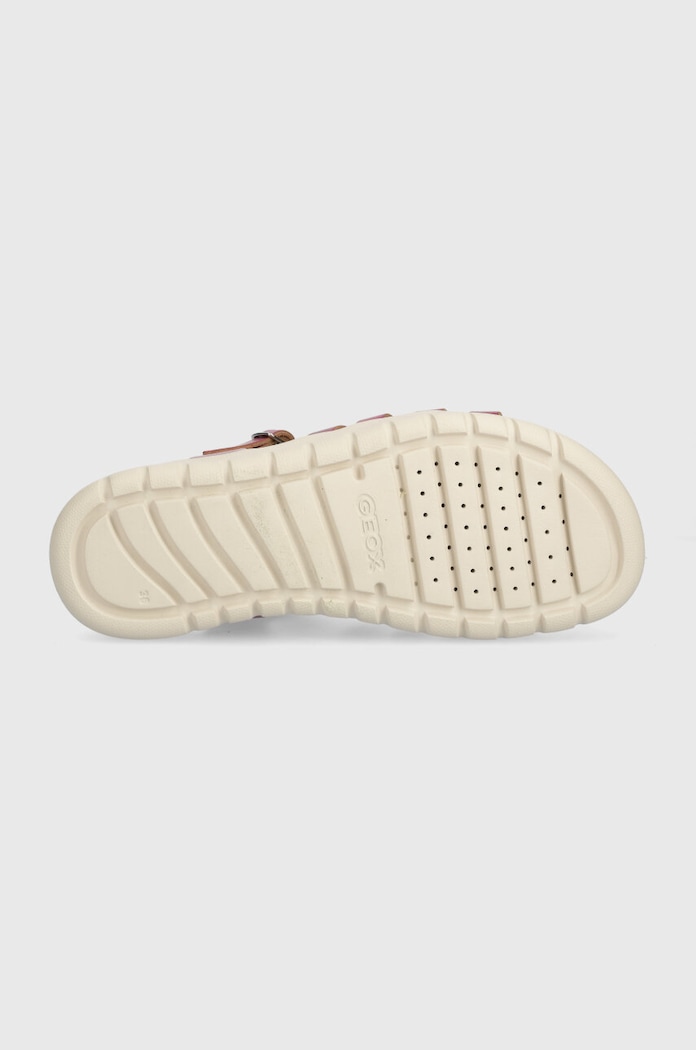 Detské kožené sandále Geox SANDAL SOLEIMA J35GSB.000CF.36.39 fialová
