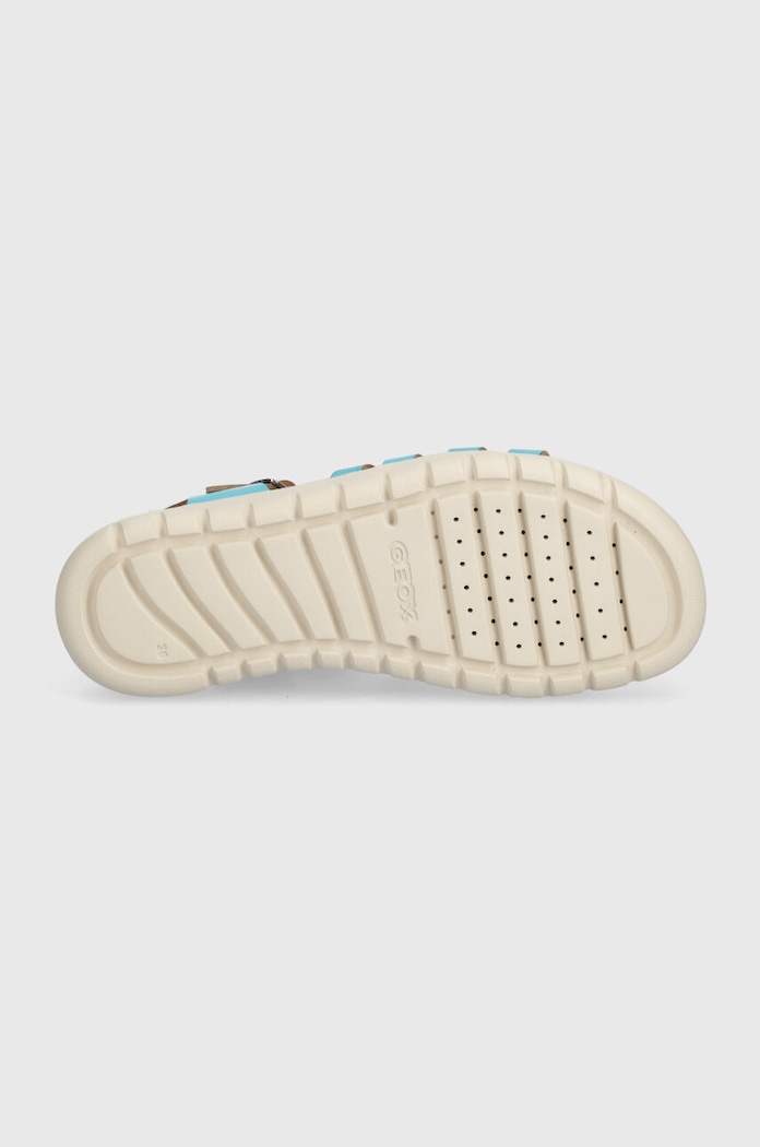 Dječje kožne sandale Geox SANDAL SOLEIMA J35GSB.000CF.36.39 tirkizna