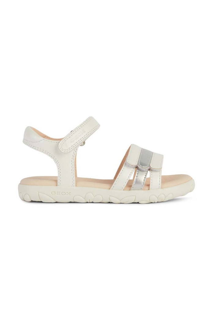Geox sandály dětské SANDAL HAITI imitace kůže bílá J458ZD.000NF.24.27