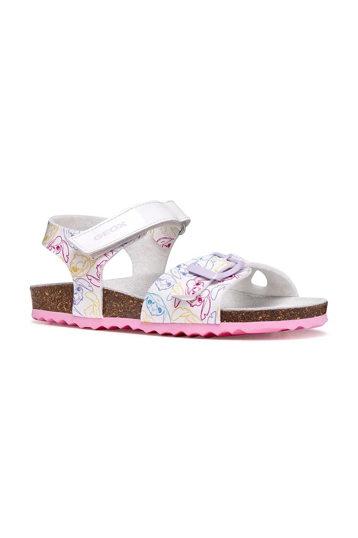 Geox σανδάλια Παιδικά ADRIEL x Lilo & Stitch λευκό J158MC.000FC.24.27