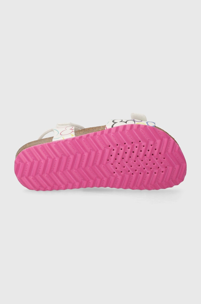 Geox σανδάλια με ανοιχτό τακούνι παιδικά ADRIEL x Lilo & Stitch J158MC.000FC.28.35 λευκό
