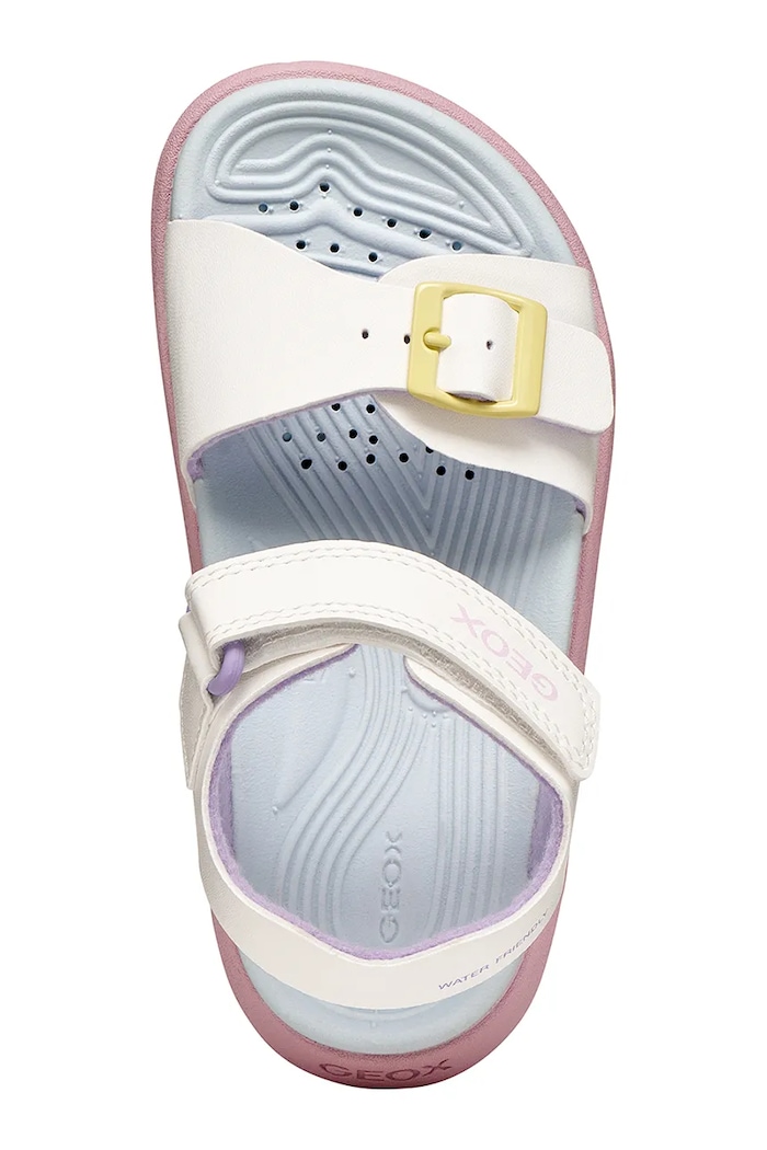 Geox sandale copii SANDAL FUSBETTO J35HQA.000BC.28.35 alb