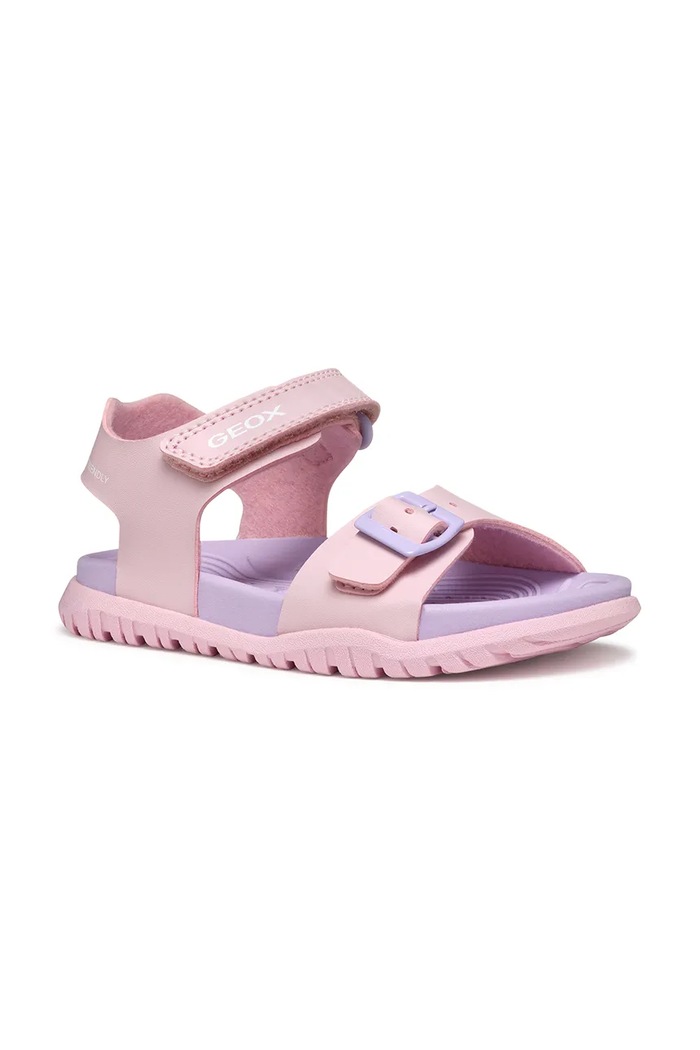 Sandály Geox SANDAL FUSBETTO imitace kůže růžová J35HQA.000BC.36.39