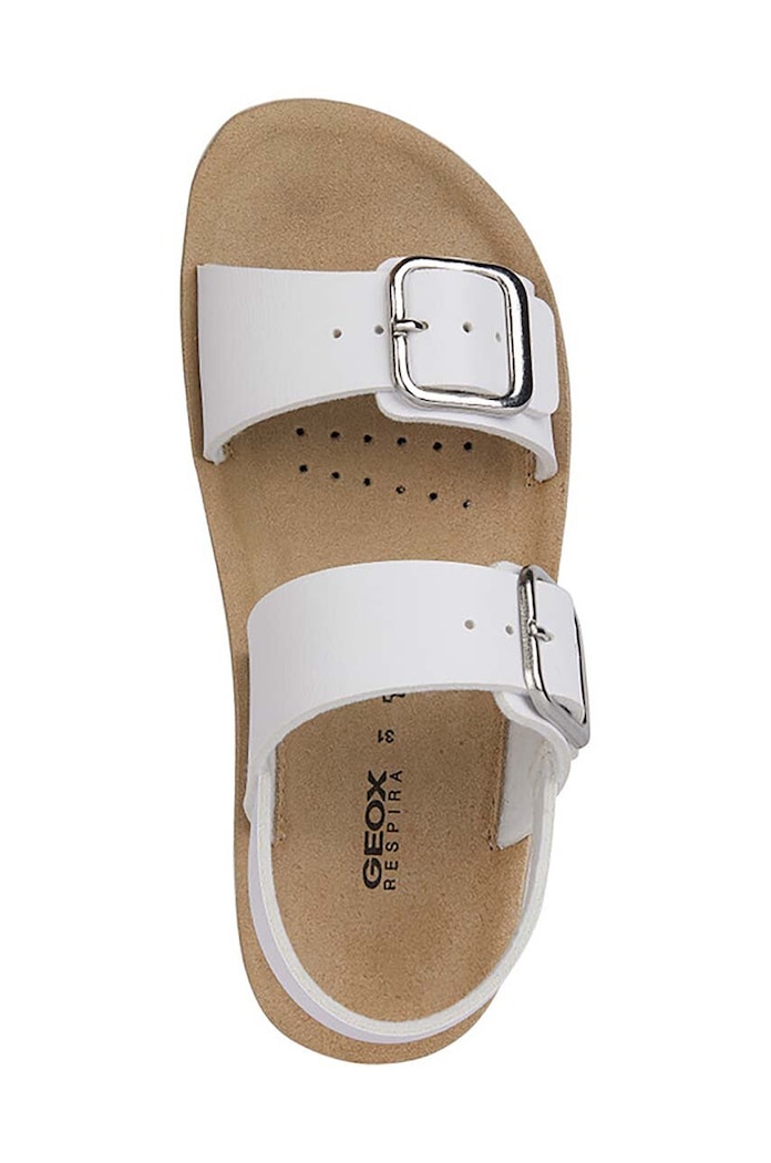 Dětské sandály Geox SANDAL COSTAREI J45EAD.000BC.28.35 bílá