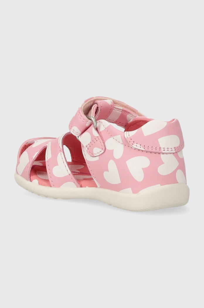 Dziewczynka Agatha Ruiz de la Prada sandały skórzane dziecięce 242903 różowy