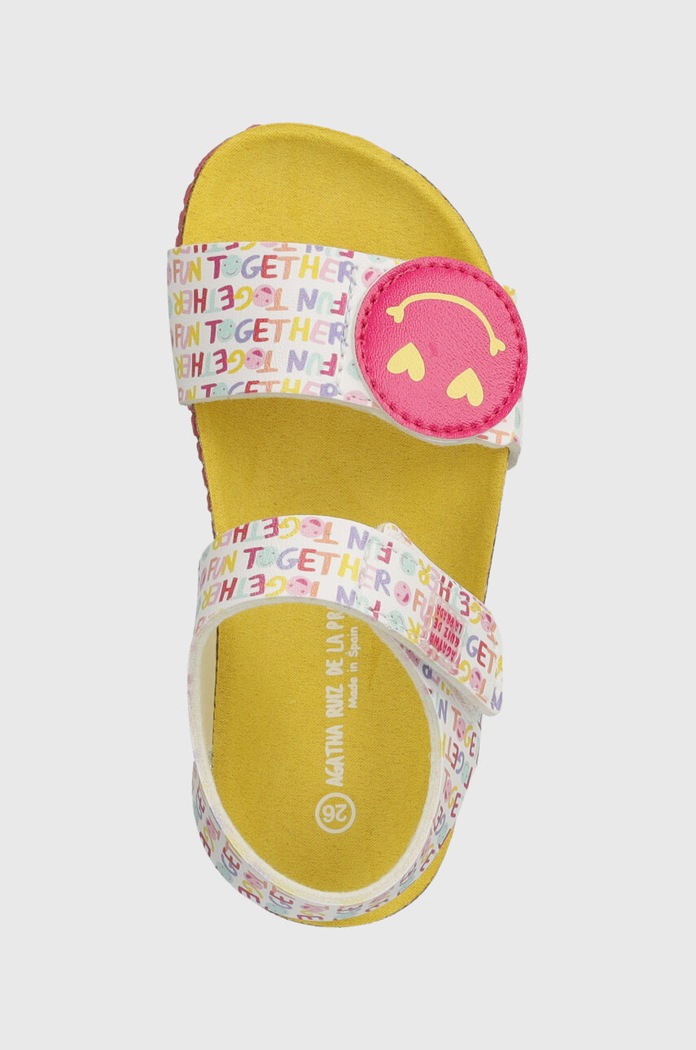 Παιδικά σανδάλια Agatha Ruiz de la Prada λευκό 242937