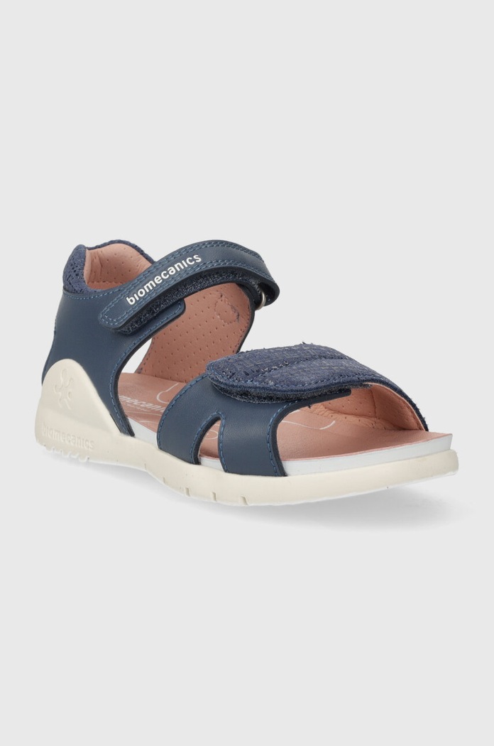 Biomecanics Sandale din piele pentru copii 242239.38.32 albastru SS24