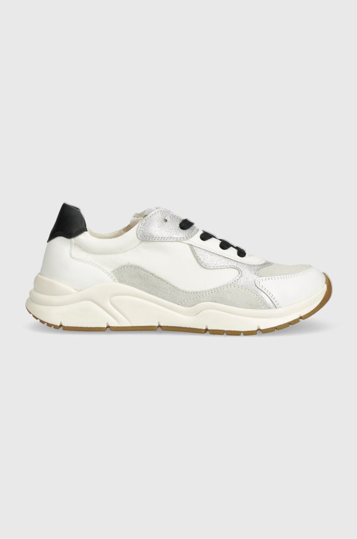 Geox sneakersy dziecięce skóra zamszowa biały J4597B.022FU.28.35