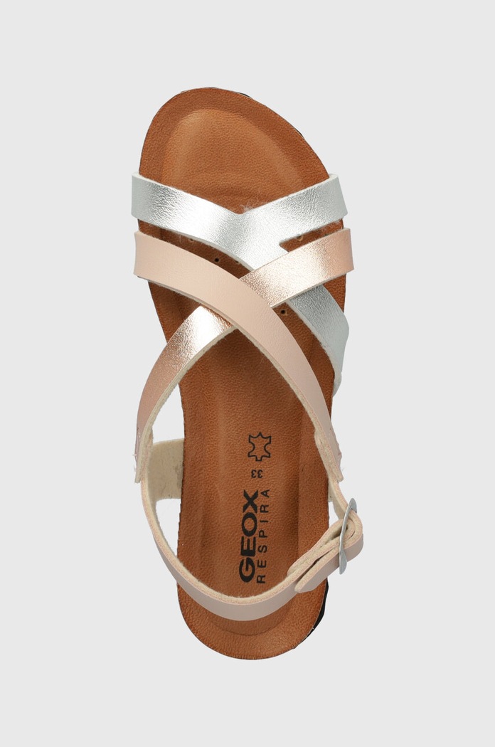 Geox sandały dziecięce srebrny J45DQD.0BCBN.28.35