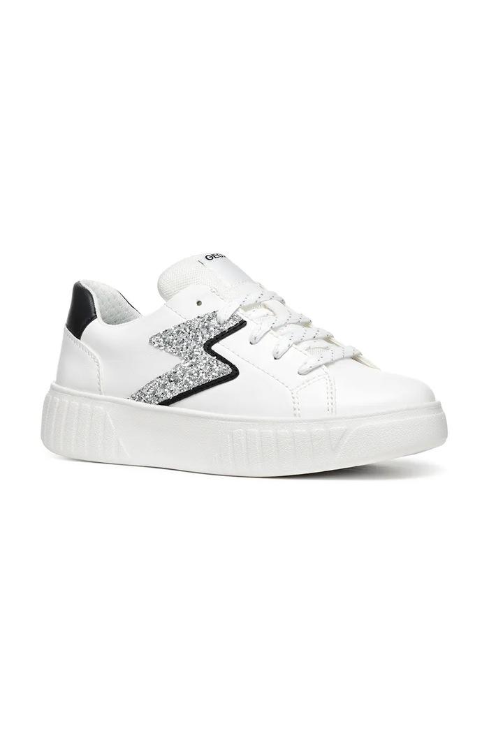 Dětské sneakers boty Geox Mikiroshi stříbrná J45DVA.0BCEW.28.35
