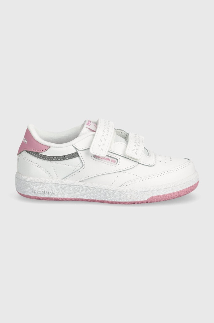 Dětské kožené sneakers boty Reebok Classic Club C 100075110 bílá SS24