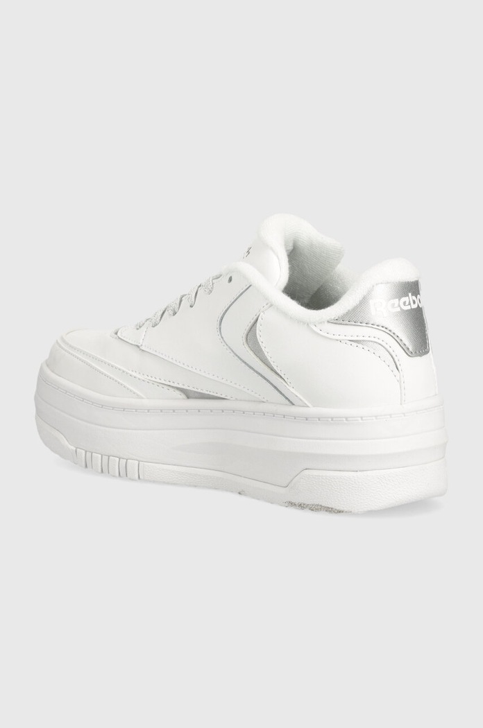 DÍVKA Dětské kožené sneakers boty Reebok Classic Club C 100075123 bílá
