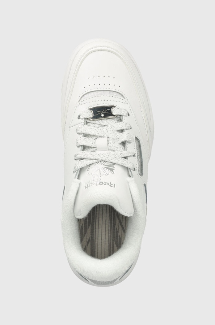 Dětské kožené sneakers boty Reebok Classic Club C bílá 100075123
