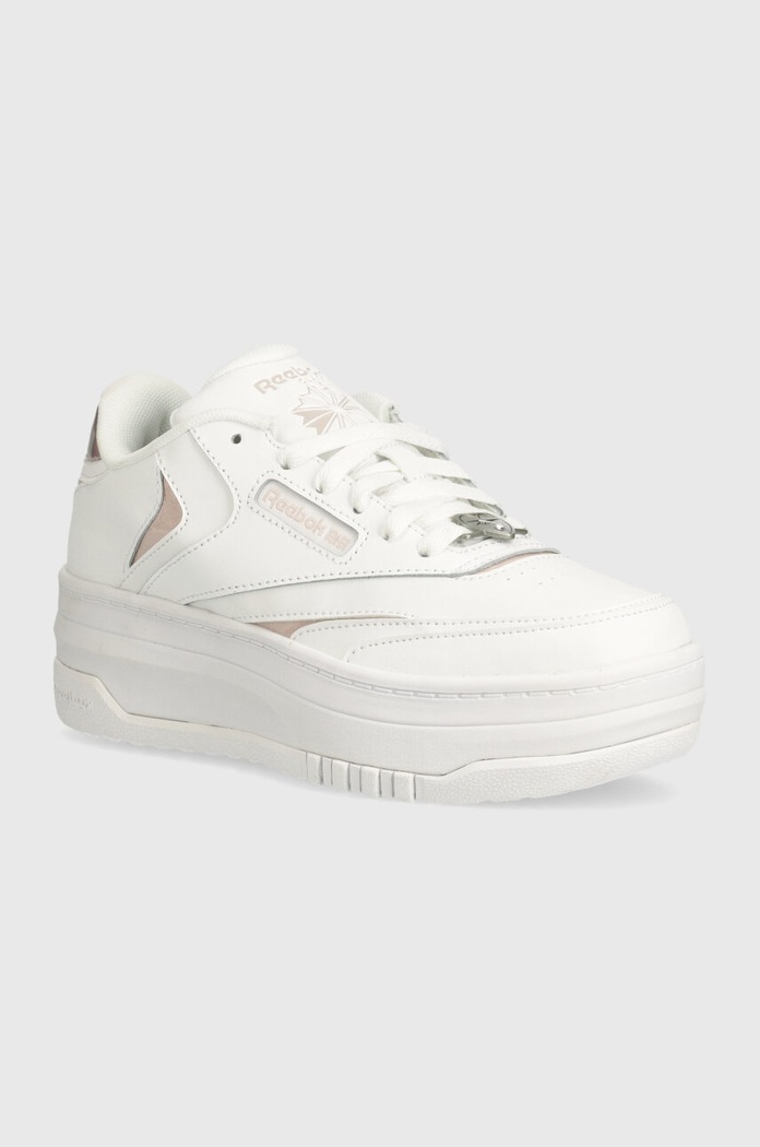 Dětské sneakers boty Reebok Classic Club C přírodní kůže bílá 100075125