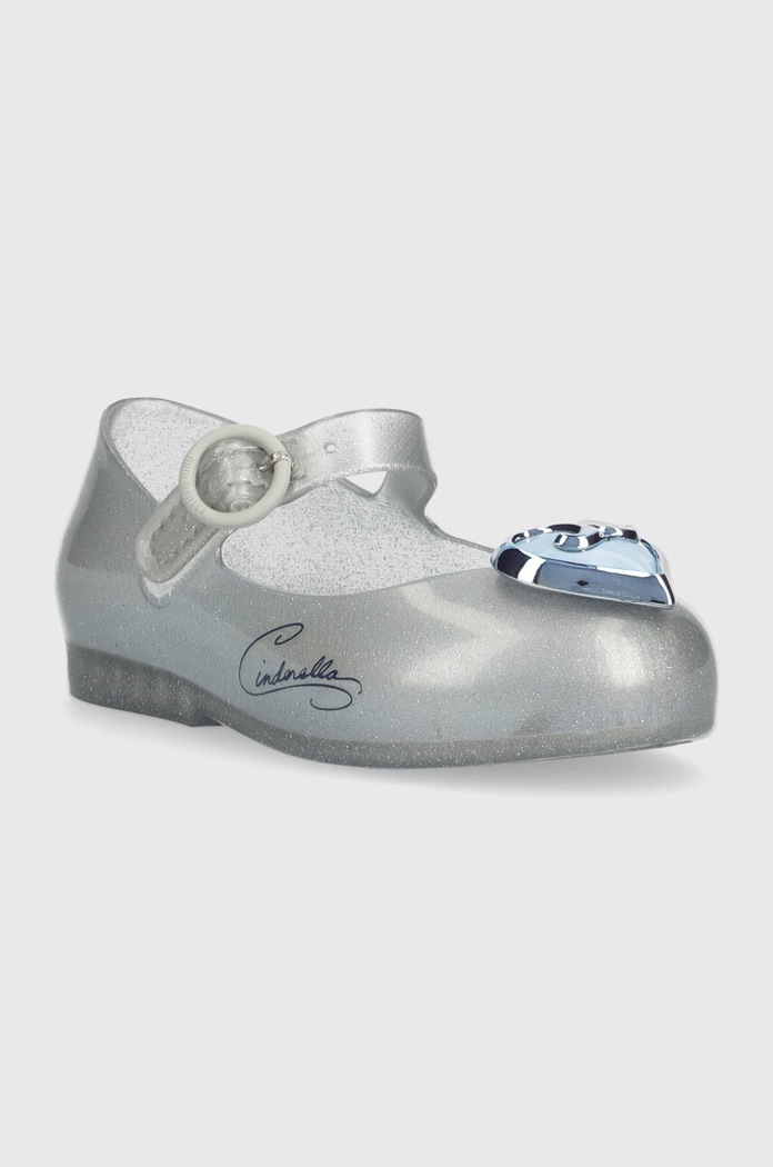 Dječje balerinke Melissa SWEET LOVE DISNEY M.33447 srebrna SS25