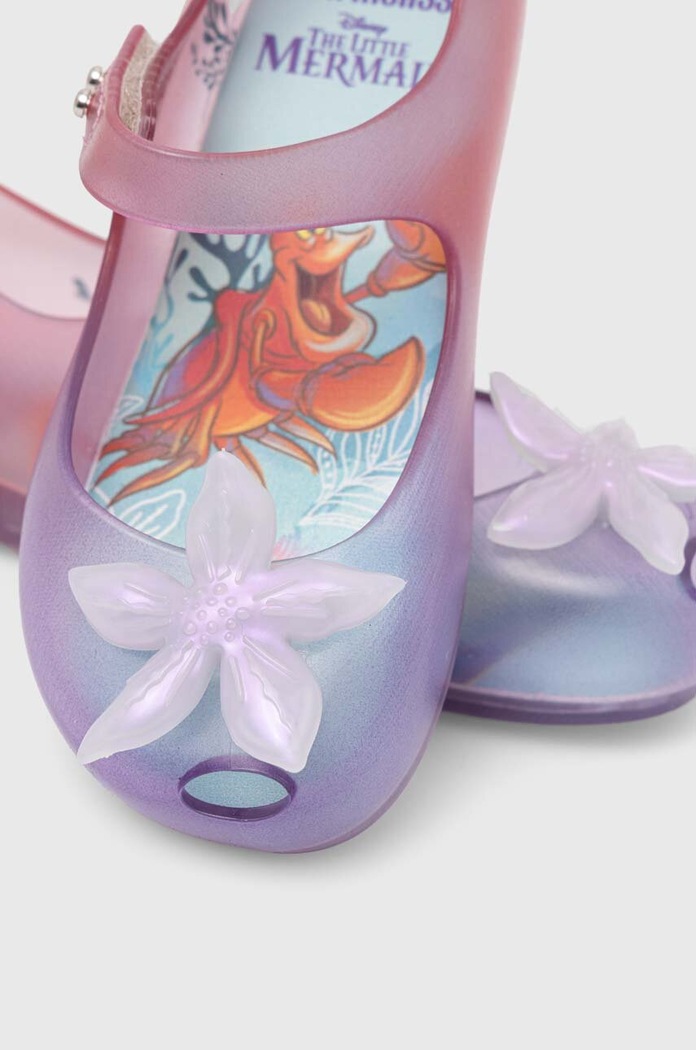 Deklice Otroške balerinke Melissa ULTRAGIRL LITTLE, x Disney M.33929 vijolična