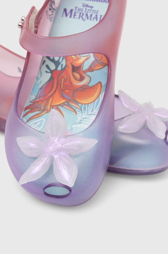 Deklice Otroške balerinke Melissa ULTRAGIRL LITTLE, x Disney M.33929 vijolična