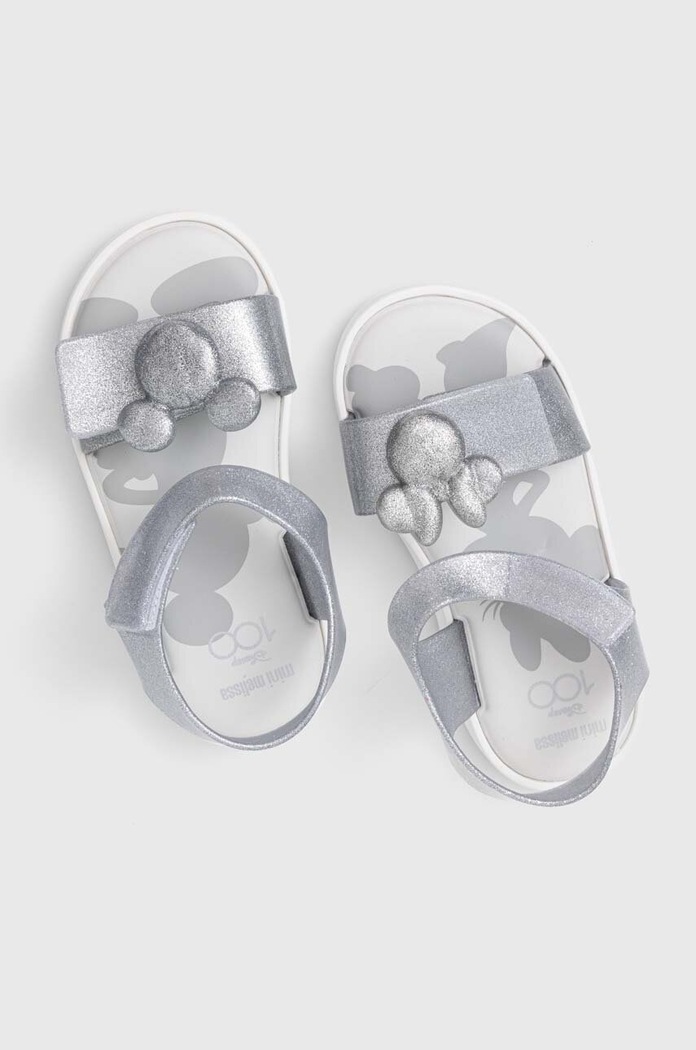 Detské sandále Melissa JUMP DISNEY 100 BB M.35752 strieborná SS24
