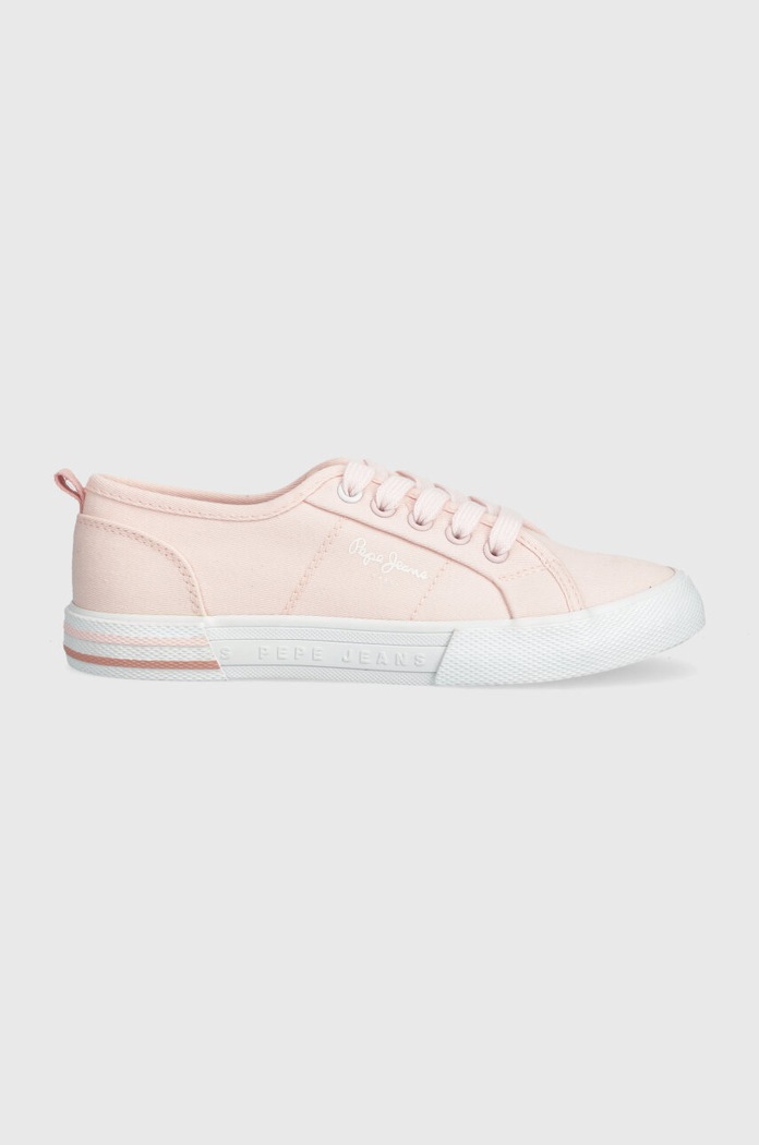 Pepe Jeans tenisi copii BRADY BASIC G Planet friendly roz PGS30604