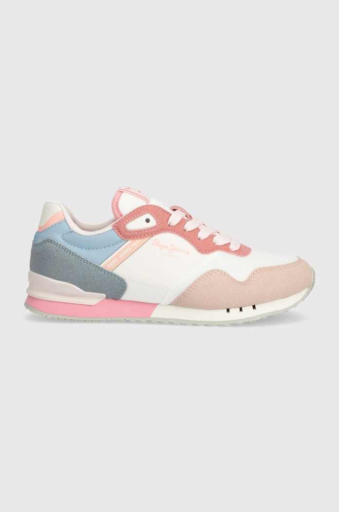 Παιδικά sneakers Pepe Jeans LONDON URBAN G συνθετικό μωβ PGS40002