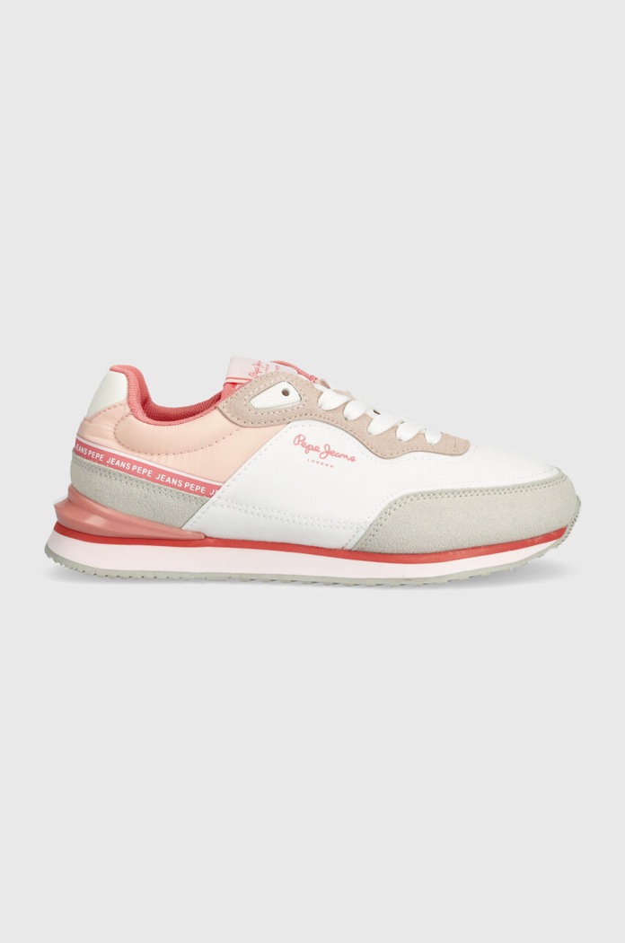 Pepe Jeans sneakers pentru copii LONDON SEAL G textil roz PGS40003