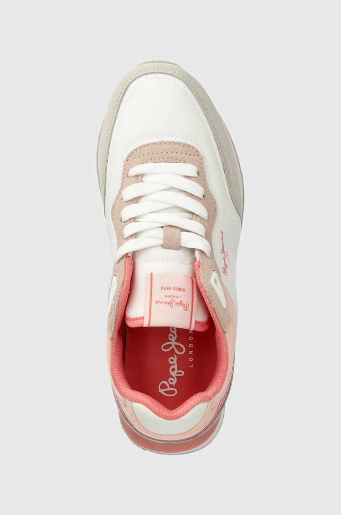 Pepe Jeans sneakers pentru copii LONDON SEAL G roz PGS40003