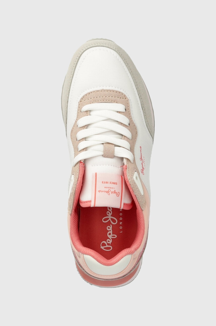 Pepe Jeans sneakers pentru copii LONDON SEAL G roz PGS40003
