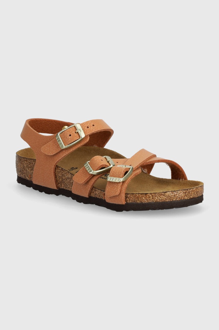 Dětské kožené sandály Birkenstock Kumba Kids BFBC hnědá 1026536.24.35
