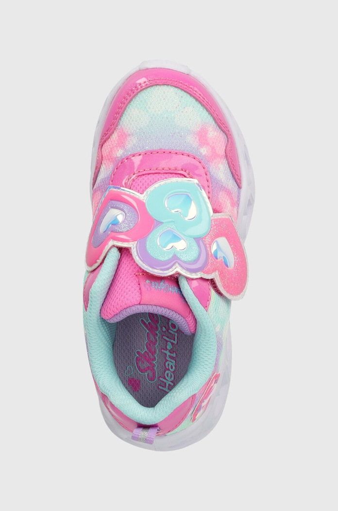 Dětské sneakers boty Skechers HEART LIGHTS LOVIN REFLECTION fialová 302693N