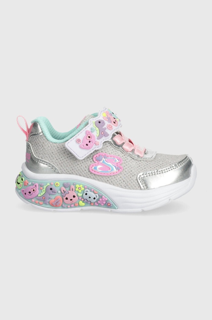 Detské tenisky Skechers MY DREAMERS 303155N strieborná AW24