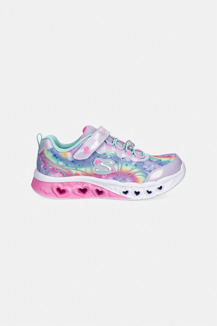 Skechers FLUTTER HEART LIGHTS GROOVY SWIRL tenisky detské 303253L fialová SS26