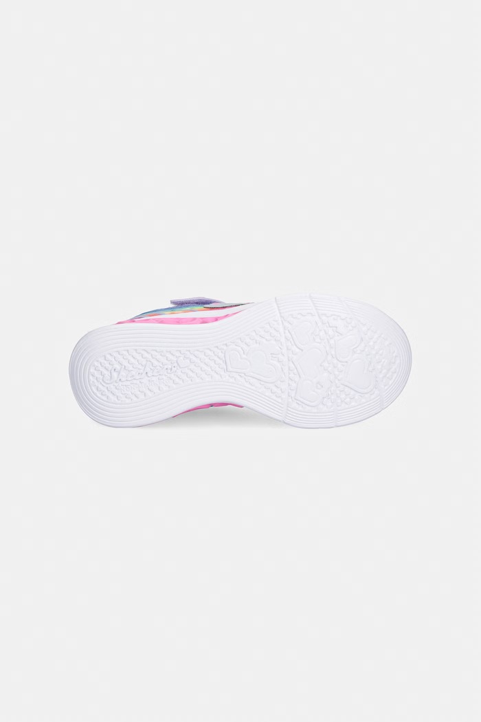 Skechers FLUTTER HEART LIGHTS GROOVY SWIRL tenisky detské 303253L fialová