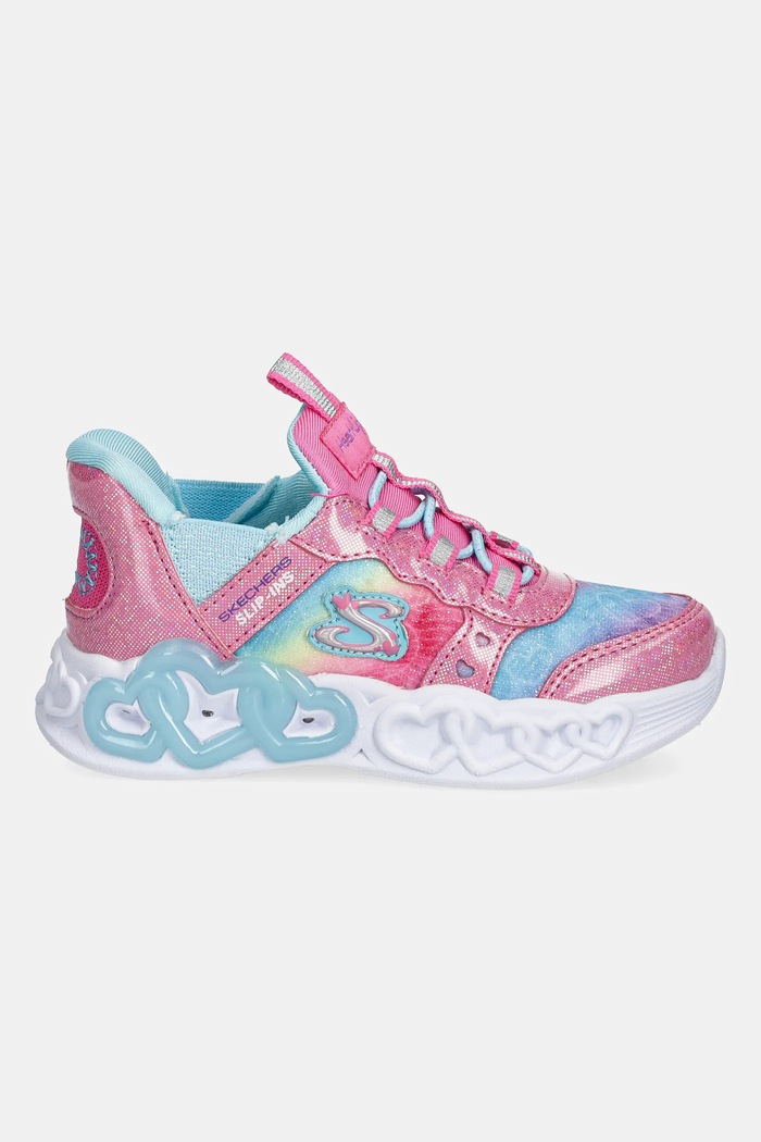 Dětské tenisky Skechers INFINITE HEART LIGHTS ETERNAL SHIMMER 303755N růžová SS25