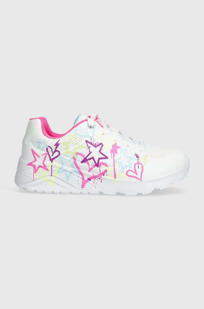 Детски маратонки Skechers UNO LITE MY DRIP ниска бял 310391L