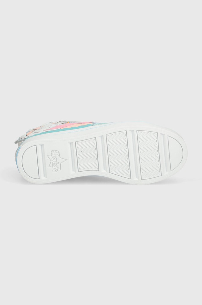Detské tenisky Skechers TWI-LITES 2.0 ENCHANTED UNICORN 314399L tyrkysová