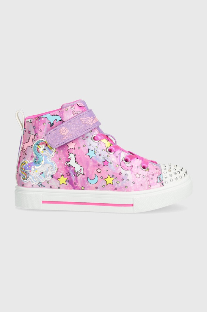 Skechers trampki dziecięce TWINKLE SPARKS UNICORN DAYDREAM różowy 314800L