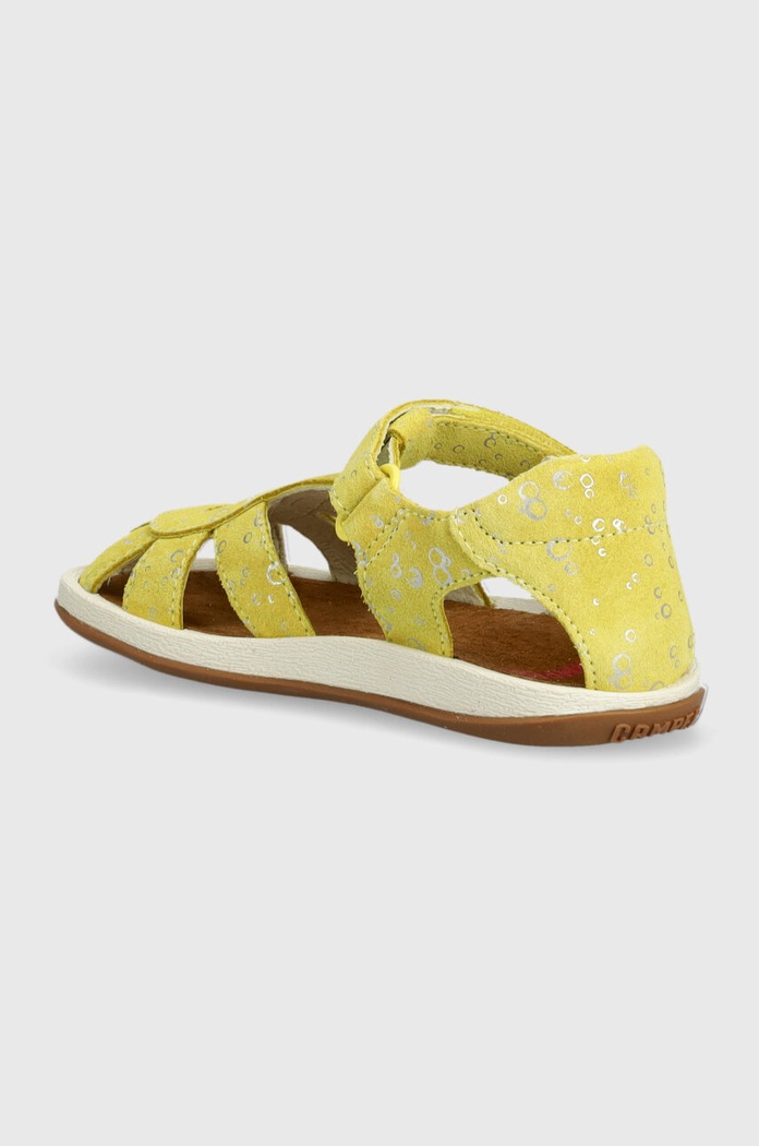 Lány Camper gyerek nubuk szandál K800363 sárga