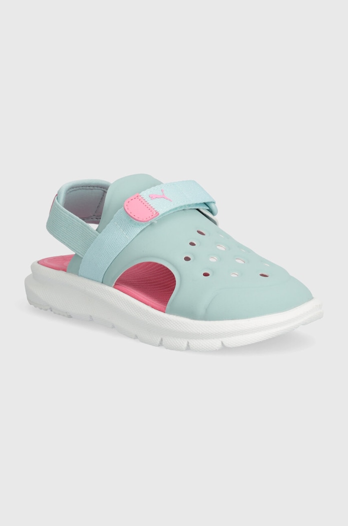 Dětské sandály Puma Evolve AC PS textilní tyrkysová 390692.G