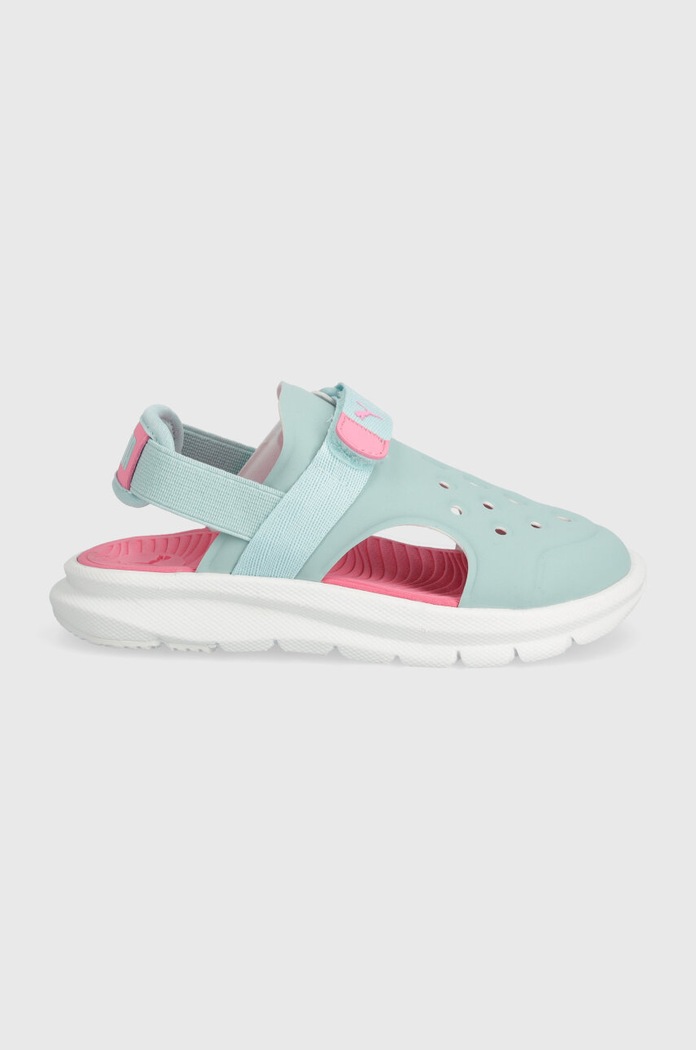 Dětské sandály Puma Evolve AC PS 390692.G tyrkysová SS24