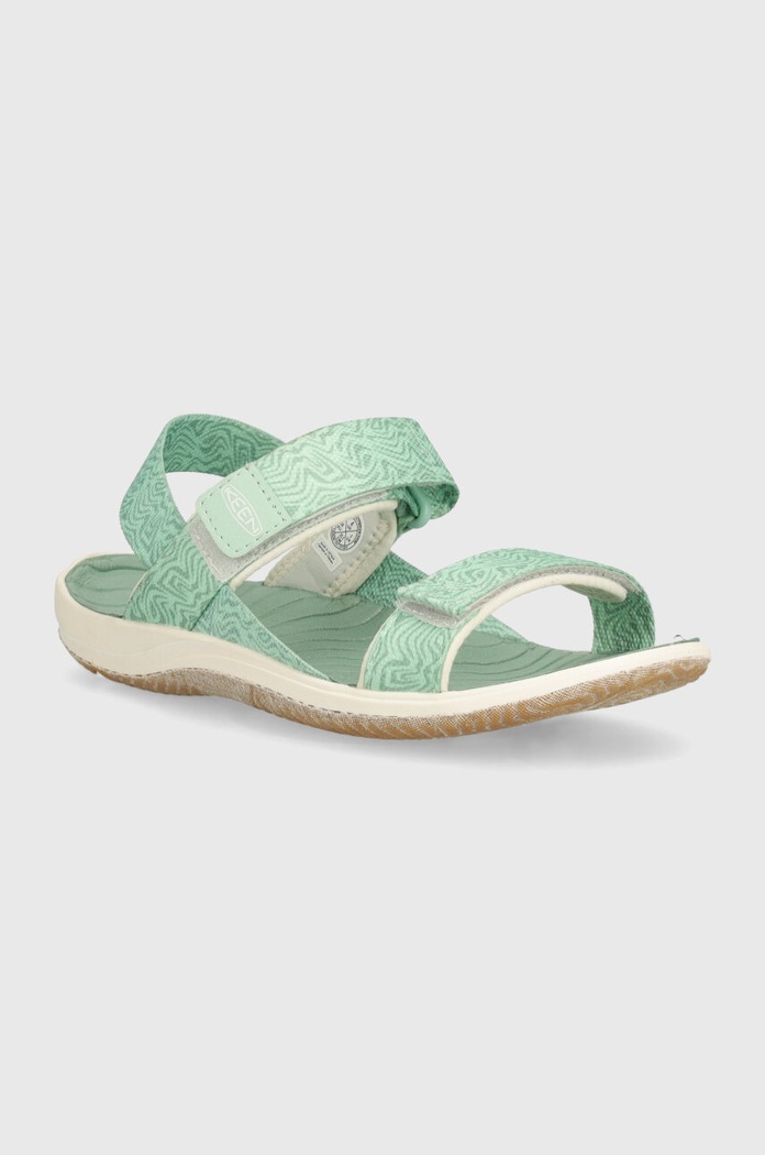Dětské sandály Keen ELLE BACKSTRAP imitace kůže zelená 1028582