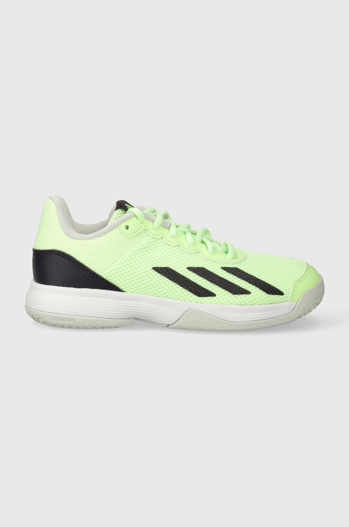 Detské tenisky adidas Performance Courtflash K textilný zelená IF0455