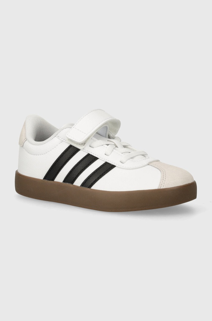 Dječje tenisice adidas VL COURT 3.0 EL C imitacija zrnate kože bijela ID9155