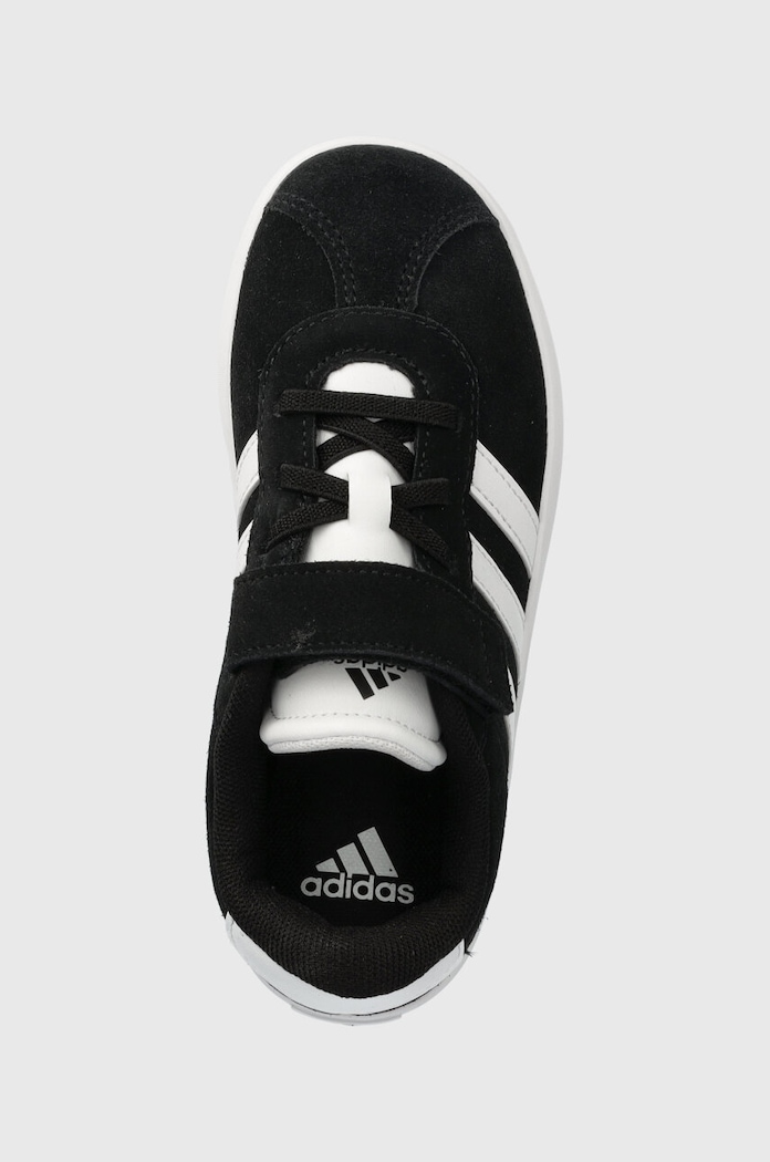 Dječje tenisice od brušene kože adidas VL COURT 3.0 EL C crna ID9148