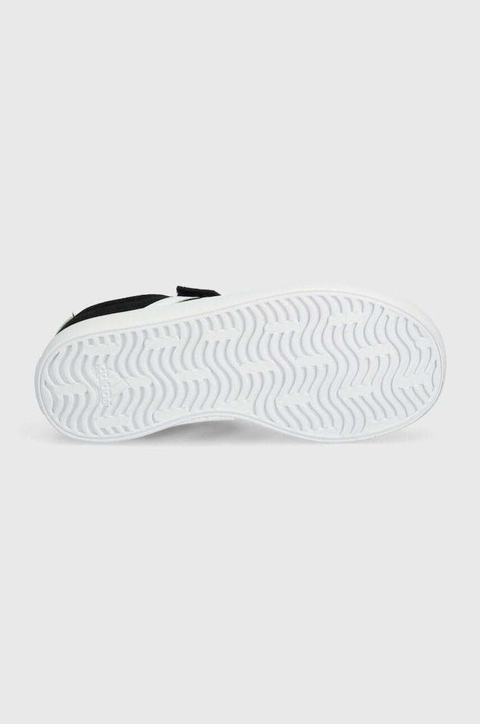 Dječje tenisice od brušene kože adidas VL COURT 3.0 EL C ID9148 crna