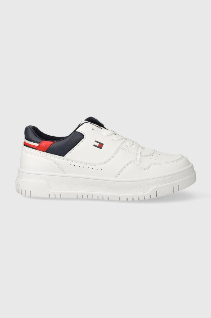 Tommy Hilfiger sneakersy dziecięce imitacja skóry licowej biały T3X9.33367.35.41