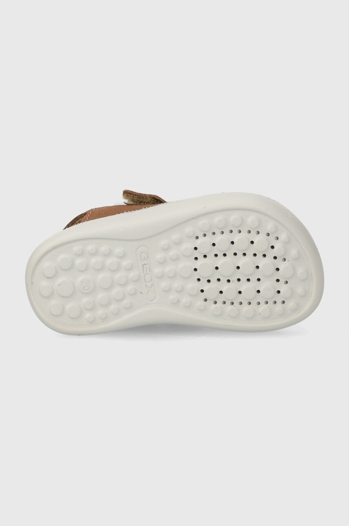 Dětské kožené sandály Geox SANDAL LIGHTFLOPPY B455SB.00032. hnědá